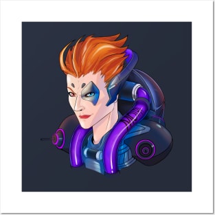 moira in overwatch Posters and Art